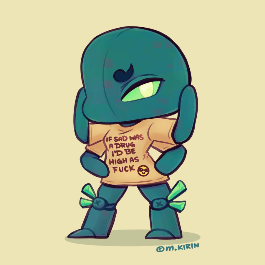 PAGES Sad T-Shirt Chibi